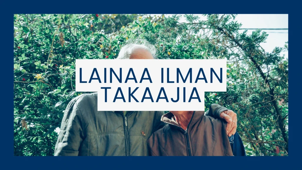 Hae lainaa ilman takaajia pienellä korolla.